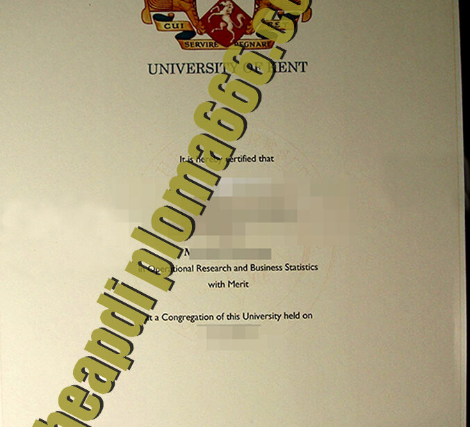 fake University of Kent degree