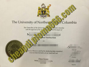 buy University of North British Columbia degree certificate