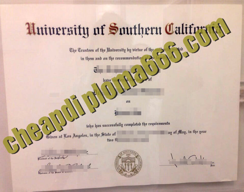 University of Southern California fake degree