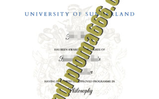 University of Sunderland fake diploma