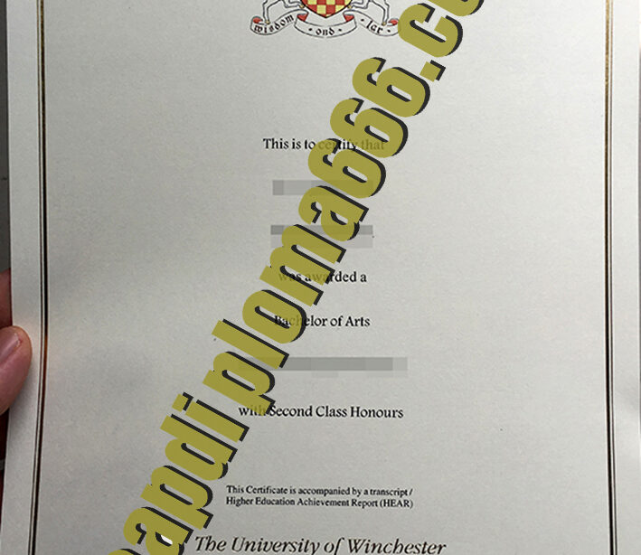 University of Winchester fake degree