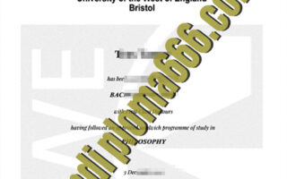 University of the West of England, Bristol degree certificate
