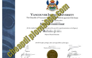 Vancouver Island University fake degree certificate
