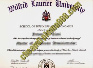 buy Wilfrid Laurier University degree certificate