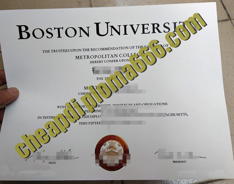 fake Boston University degree