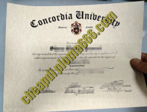 Concordia University fake diploma