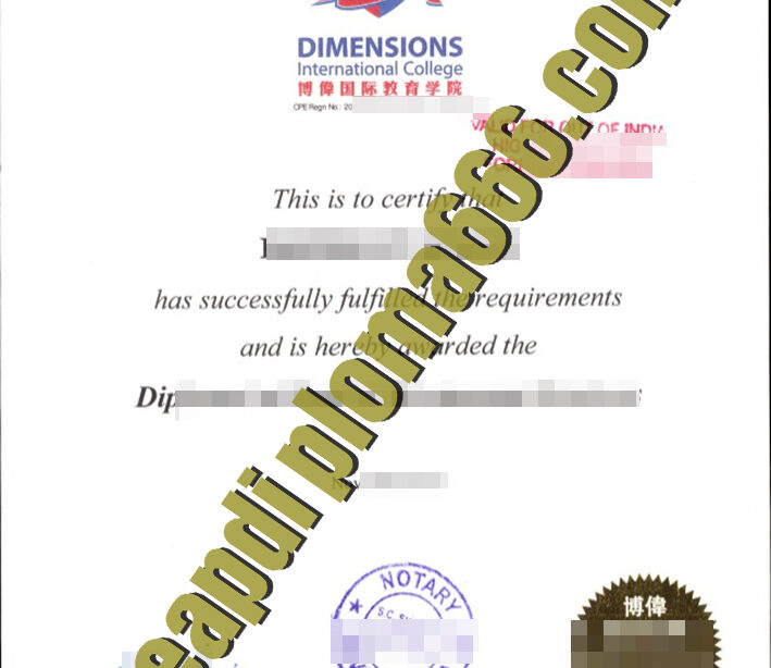 Dimensions International College degree