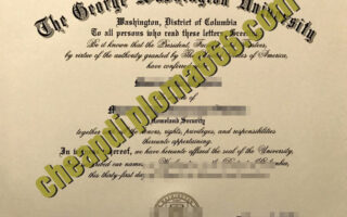 buy George Washington University degree certificate