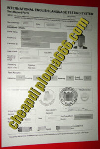 fake IELTS certificate