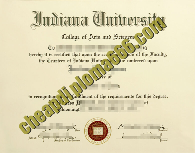 fake Indiana University Bloomington degree