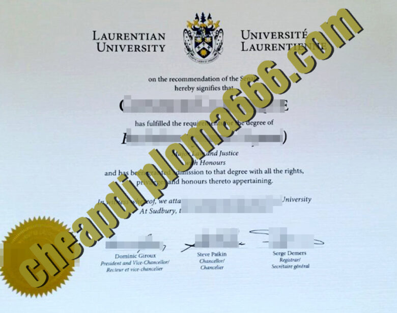 Laurentian University fake degree
