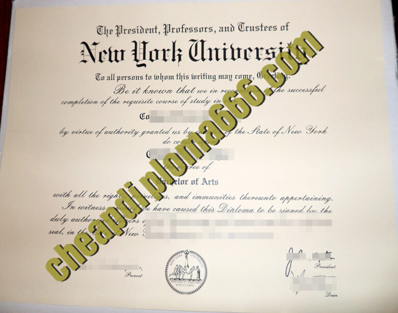 buy New York University degree certificate