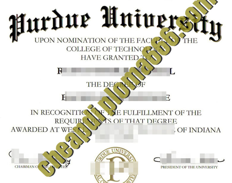 Purdue University fake degree