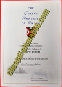 buy Queen's University Belfast degree certificate