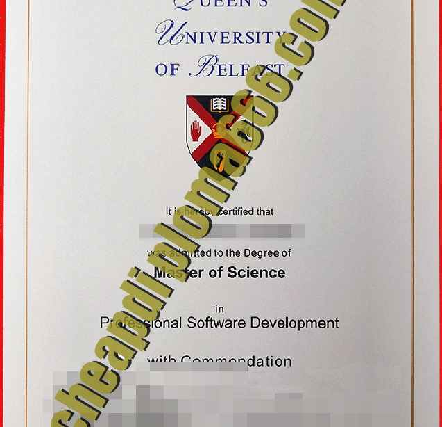 buy Queen's University Belfast degree certificate