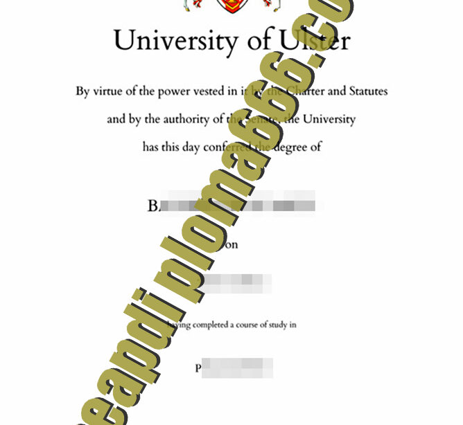 buy Ulster University degree certificate
