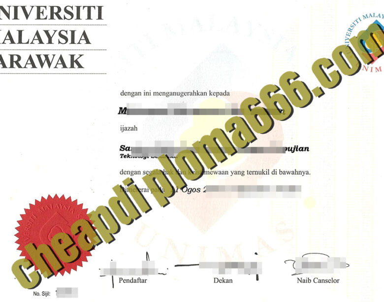 buy Universiti Malaysia Sarawak degree certificate