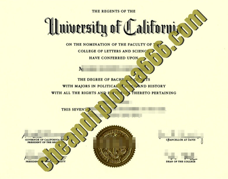 buy University of California, Davis degree certificate