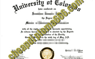 University of Colorado Boulder fake degree certificate