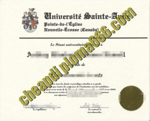 buy Université Sainte-Anne degree certificate