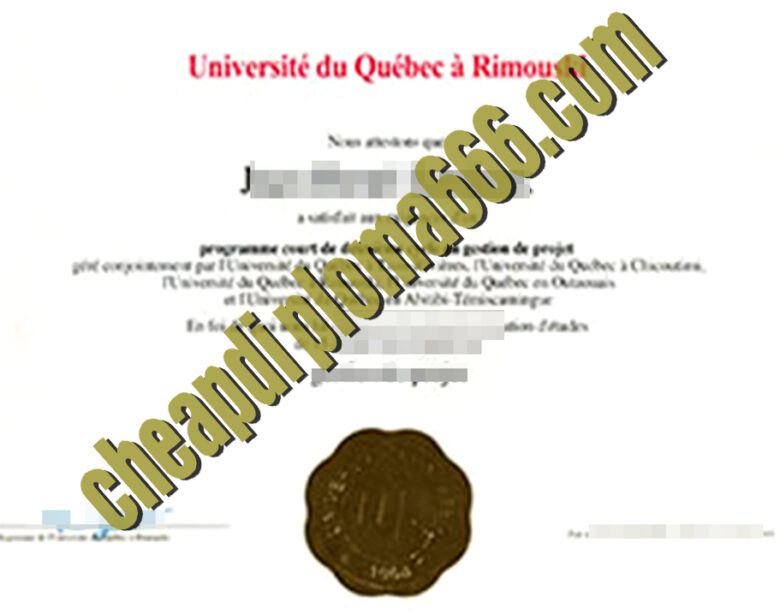fake Université du Québec à Rimouski diploma