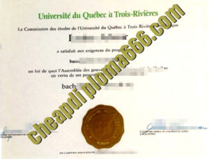 fake UQTR degree certificate
