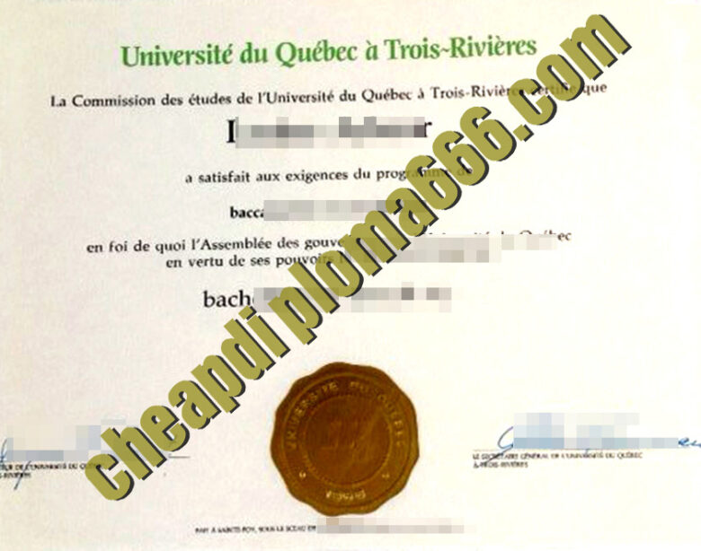 fake UQTR degree certificate