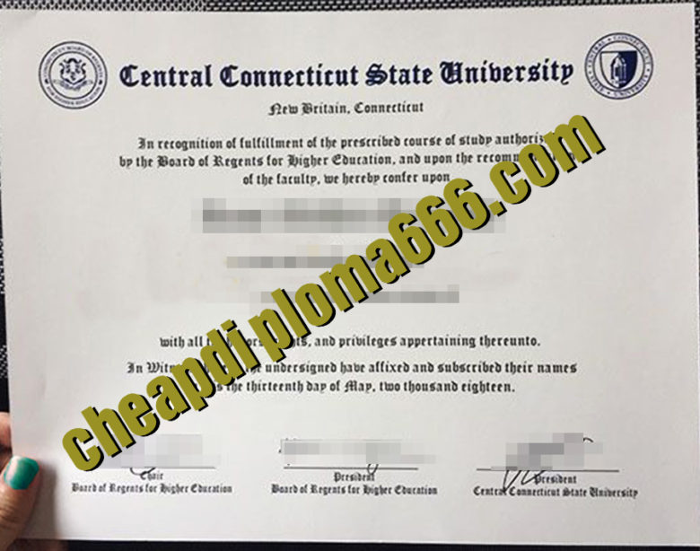 buy Central Connecticut State University degree