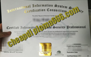 fake CISSP certificate