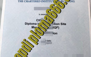 buy CIOB certificate