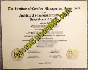 buy Certified Management Accountant degree