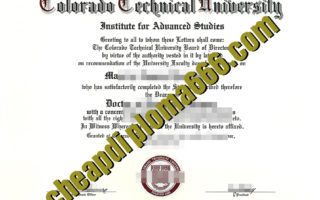 Colorado Technical University diploma