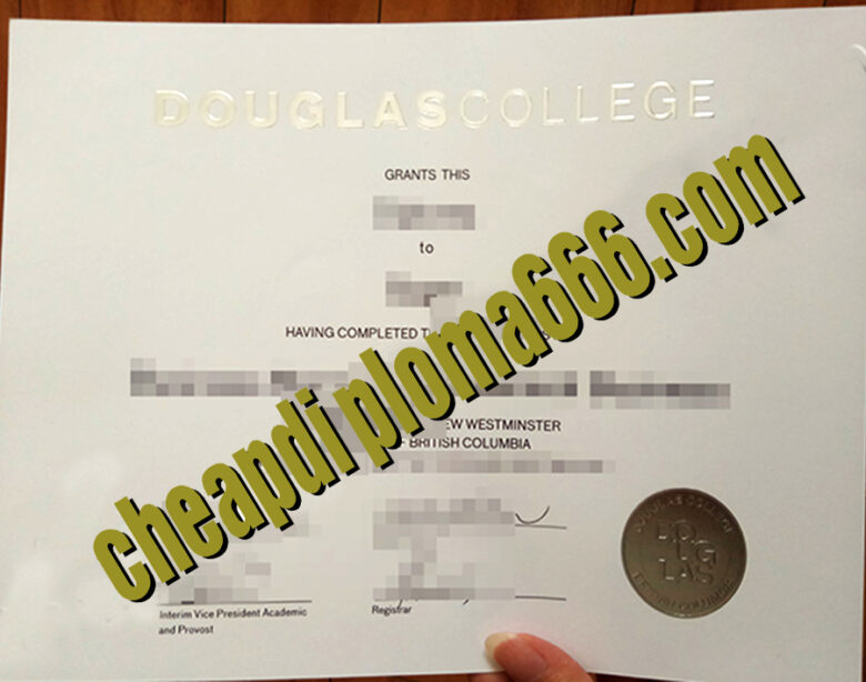 buy Douglas College degree certificate