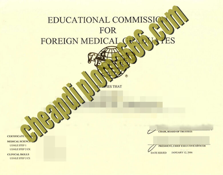 fale ECFMG certificate
