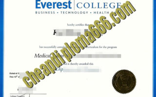 Everest College fake degree certificate