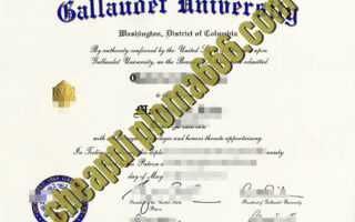buy Gallaudet University degree certificate