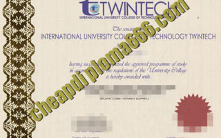 buy International University College of Technology Twintech degree