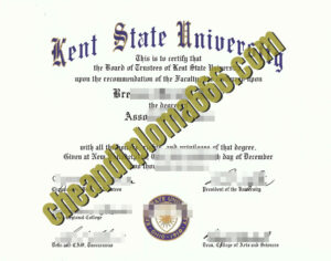 buy Kent State University diploma