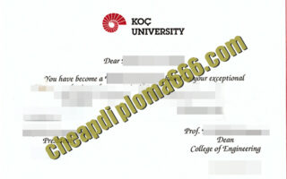 buy KOC University degree certificate