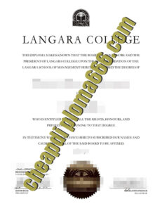 buy Langara College degree certificate