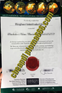 Limkokwing University of Creative Technology degree certificate