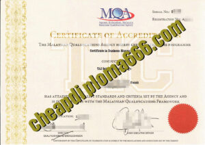 buy Malaysian Qualifications Agency certificate